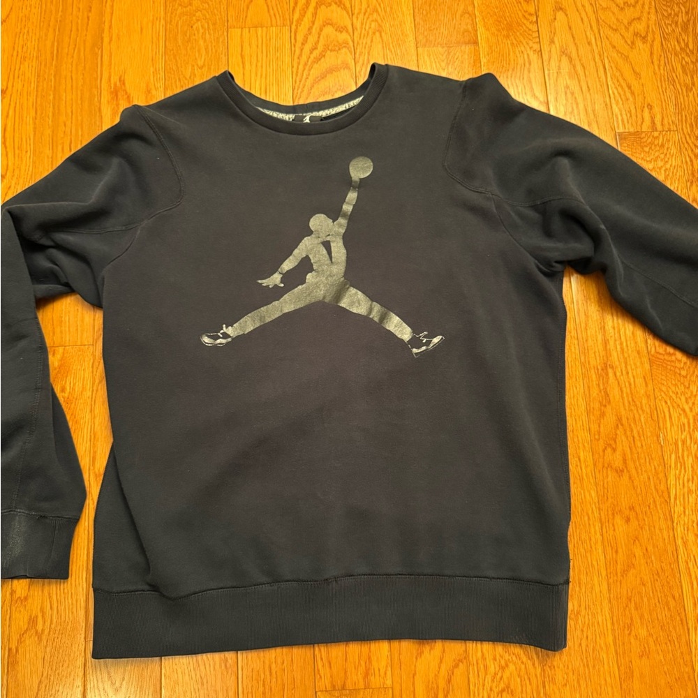 Jordan Men's Black Sweat shirt